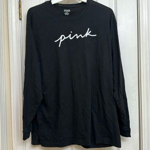 Oversized pink shirt